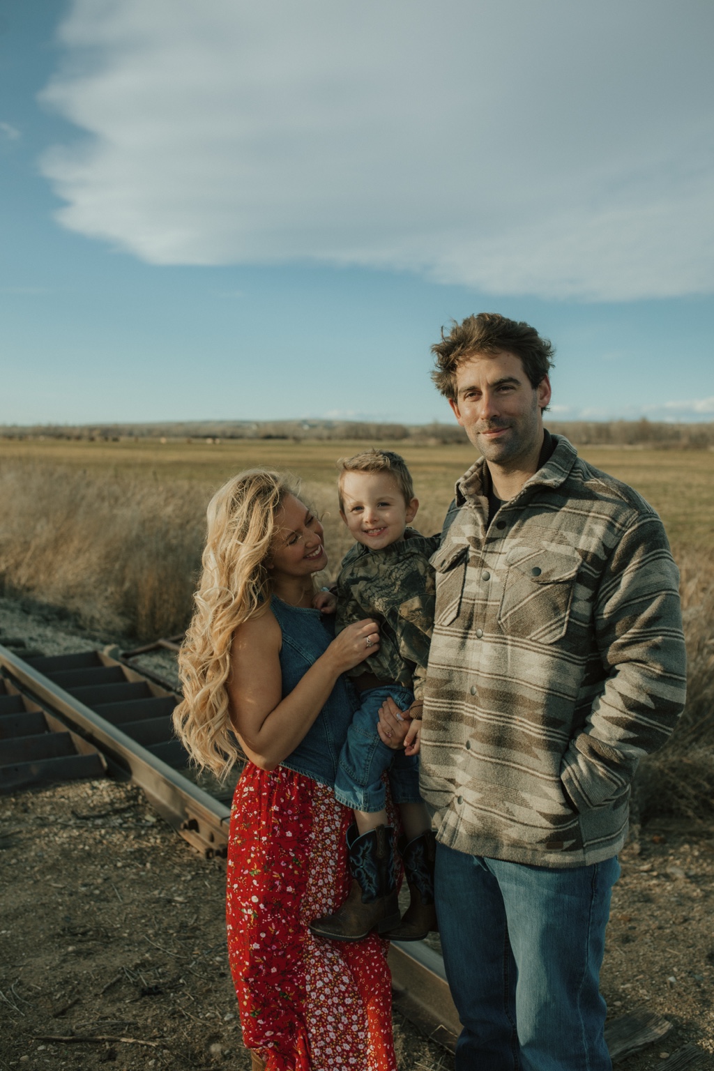 Alex and family outdoors